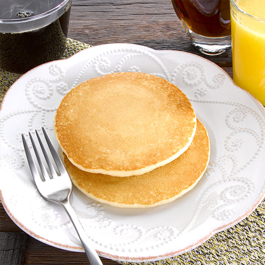 High Protein Golden Pancakes