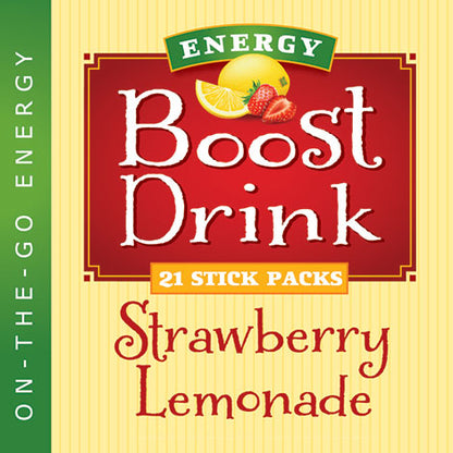 Strawberry Lemonade Energy Boost Drink (Tx)