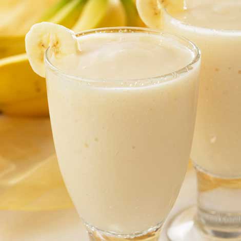 High Protein Tropical Banana Shake And Pudding